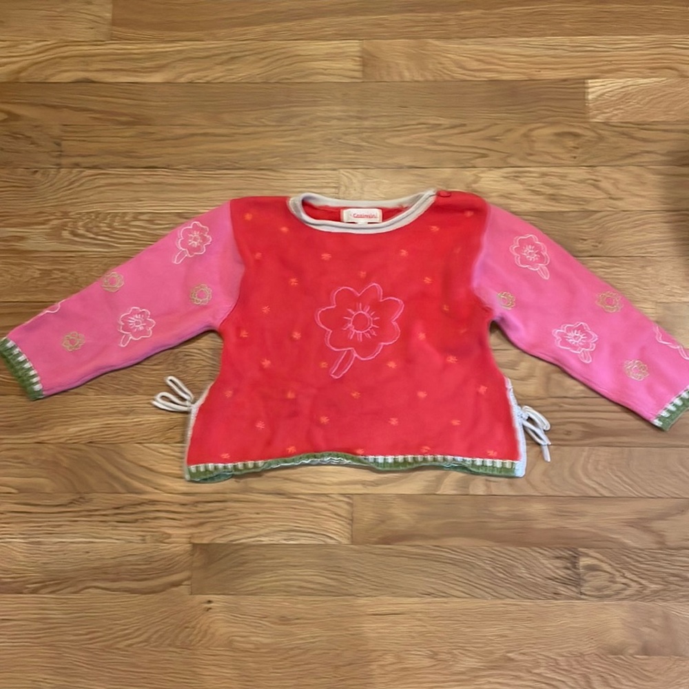 Catimini flower sweater